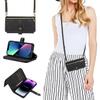 Wallet Crossbody Case for Samsung Galaxy A07, Black view 1