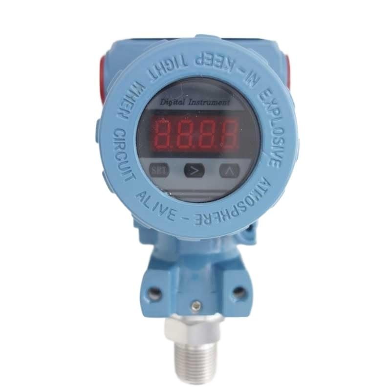 1-Piece Intelligent Silicon Pressure Transmitter with LED Display (00.1660 MPa), G1/4, 420 mA Output (0 to 0.2 MPa)