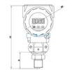 1-Piece Intelligent Silicon Pressure Transmitter with LED Display (00.1660 MPa), G1/4, 420 mA Output (0 to 0.2 MPa) view 3