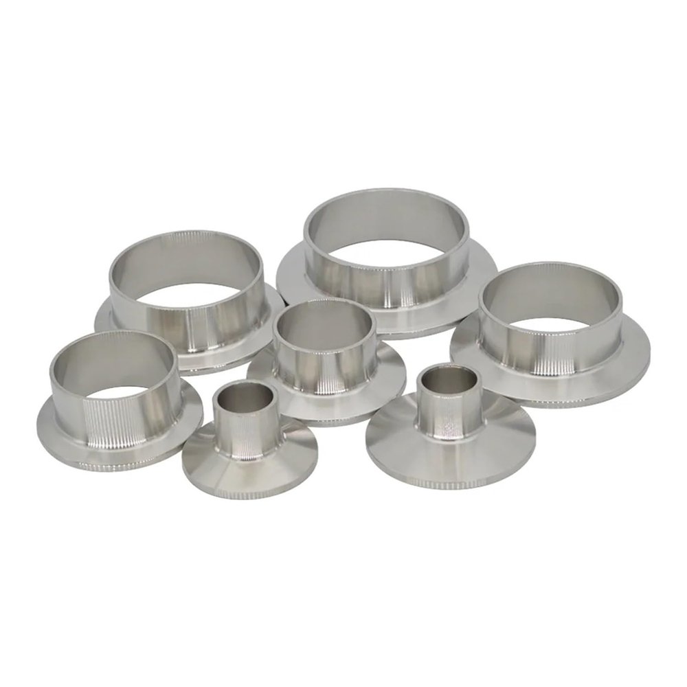 1-Piece Fitting, 51 mm OD Weld Pipe Clamp Ferrule, Fits Tri-Clamp 64 mm Flange, 304 Stainless Steel