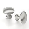 Goldenwarm 6-Pack Silver Cabinet Knobs, 29 mm Round Zinc Alloy Knobs view 1