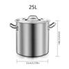 High-Gloss Polished Stainless Steel Induction Stockpot view 2