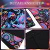 Men's 1970s Rave Party Hippie Costume Set, 18-Piece, Style C, XL view 3