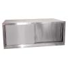 Stainless Steel Wall-Mounted Kitchen Cabinet with Sliding Doors, 80 × 40 × 46 cm view 1