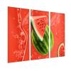 Tempered Glass Hob Cover & Cutting Board, 3-Piece, 30 x 52 cm – Melon view 1
