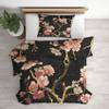 Reversible Chinese Floral Duvet Cover Set, 155 x 220 cm view 2