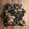Reversible Chinese Floral Duvet Cover Set, 155 x 220 cm view 4