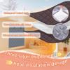 Thermal Insulated Window Curtain, Weatherproof and Noise-Reducing, Black, 130 x 270 cm view 4