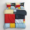 Geometric Reversible Duvet Cover Set, 200 x 200 cm, 3-Piece view 3