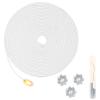 Culinavog 10 m Oil Lamp Wick Roll, 4 mm Cotton Wick with Scissors view 1