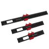 Cryfokt Heavy-Duty Marking Ruler Set with T-Track and Adjustable Stop, 3-Piece, 160/200/300 mm view 1