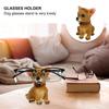 Levemolo Cute Resin Dog Eyeglass Holder for Office and Nightstand view 4