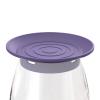 Silicone Wine Glass Snack Tray view 1