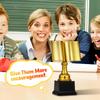 Cabilock Gold Plastic Reading Competition Trophy for Kids view 3