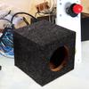 Sealed Car Subwoofer Enclosures, Pair, Wood, Black view 4