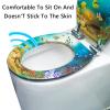 Wansiman Transparent Resin Toilet Seat with Lid and Soft-Close Function view 2