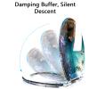 Wansiman Transparent Resin Toilet Seat with Lid and Soft-Close Function view 4