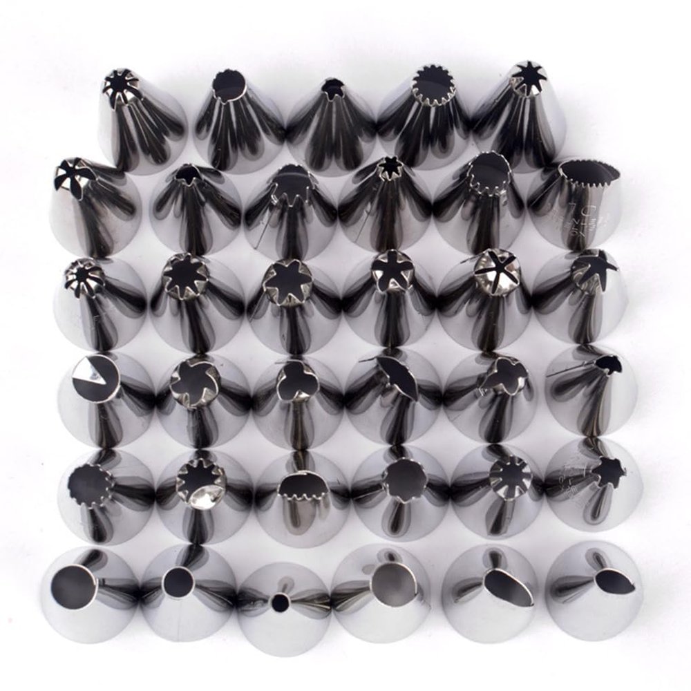 mophrati 10-Piece Stainless Steel Piping Tips
