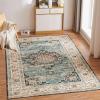 CHOSHOME Washable Low-Pile Rug for Living Room – 300 x 400 cm, Vintage Blue view 1