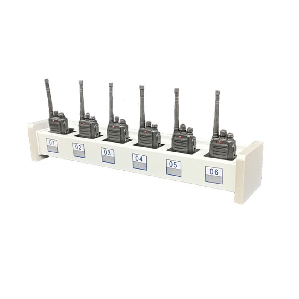 Walkie-Talkie Storage Rack and Wall-Mount Organizer