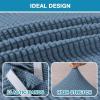 Stretch Protective Cover for Dining Bench, Fits 130–150 cm Cushions view 3