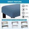 Stretch Protective Cover for Dining Bench, Fits 130–150 cm Cushions view 4