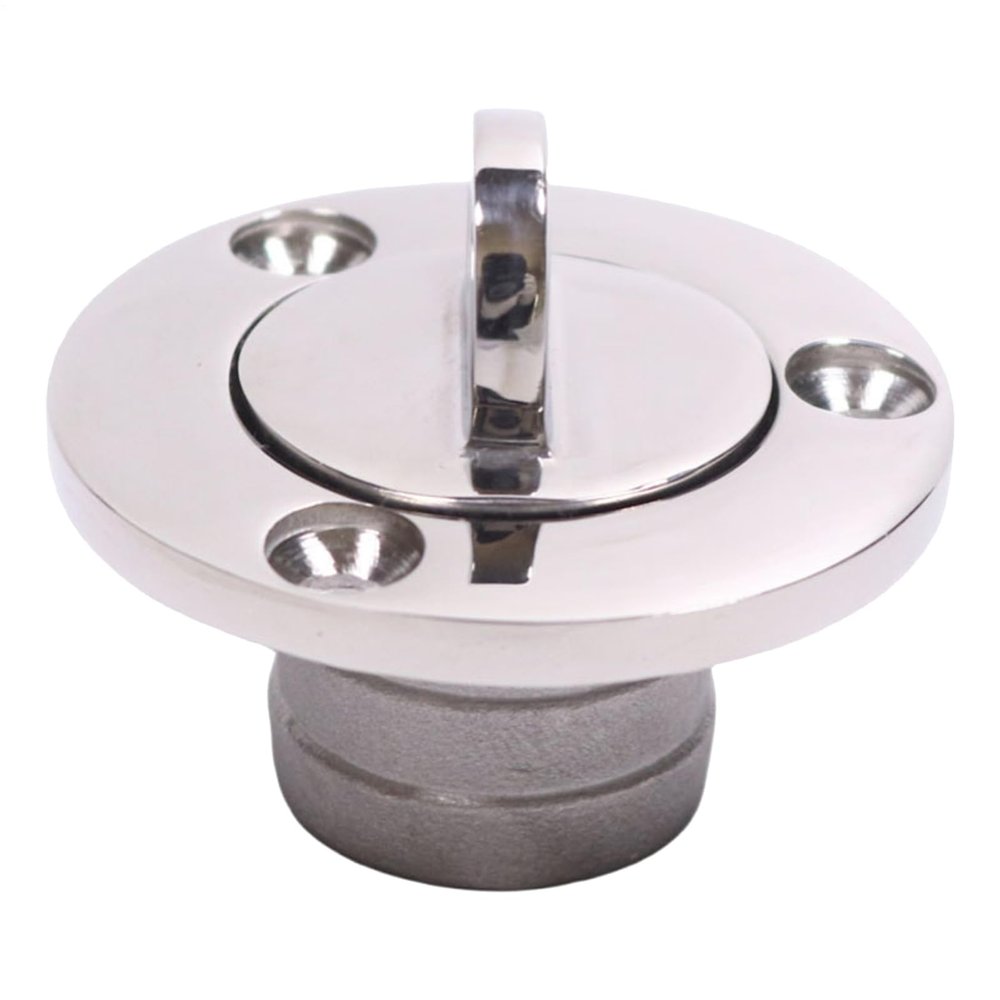 Zunetsutock 1-Inch Boat Drain Plug, Heavy-Duty Steel Sealing Insert