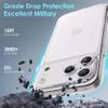 Mootobo Protective Case for iPhone 17 Pro, Camera Lens Protection, 3 m Military-Grade Drop Protection, Anti-Fingerprint, Matte Clear Back, 6.3 in view 4