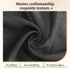CHUNRONG Sheer Curtains 370 x 360 cm, Modern Grommet Curtains, Selectable Size and Color, Black view 4