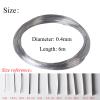 Aluminum Wire, 6 m, 0.1–0.4 mm Diameter for Crafts, Electronics, and Scientific Research view 2