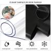 Clear PVC Outdoor Tarp Curtains with Zipper Doors, 0.5 mm, 4.6 x 3.3 m view 3