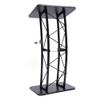 SJASD Standing Lectern with Wide Reading Surface and Storage Shelf view 1