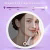 40X Lighted Makeup Magnifying Mirror, 15 cm, 3-Color LED view 4