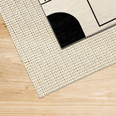 Non-Slip Rug Pad, 160 x 165 cm, Cream