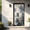 Traditional Chinese Ink Painting Door Decal, Pine Mountain Stream, 85 x 200 cm view 3