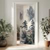 Traditional Chinese Ink Painting Door Decal, Pine Mountain Stream, 85 x 200 cm view 4
