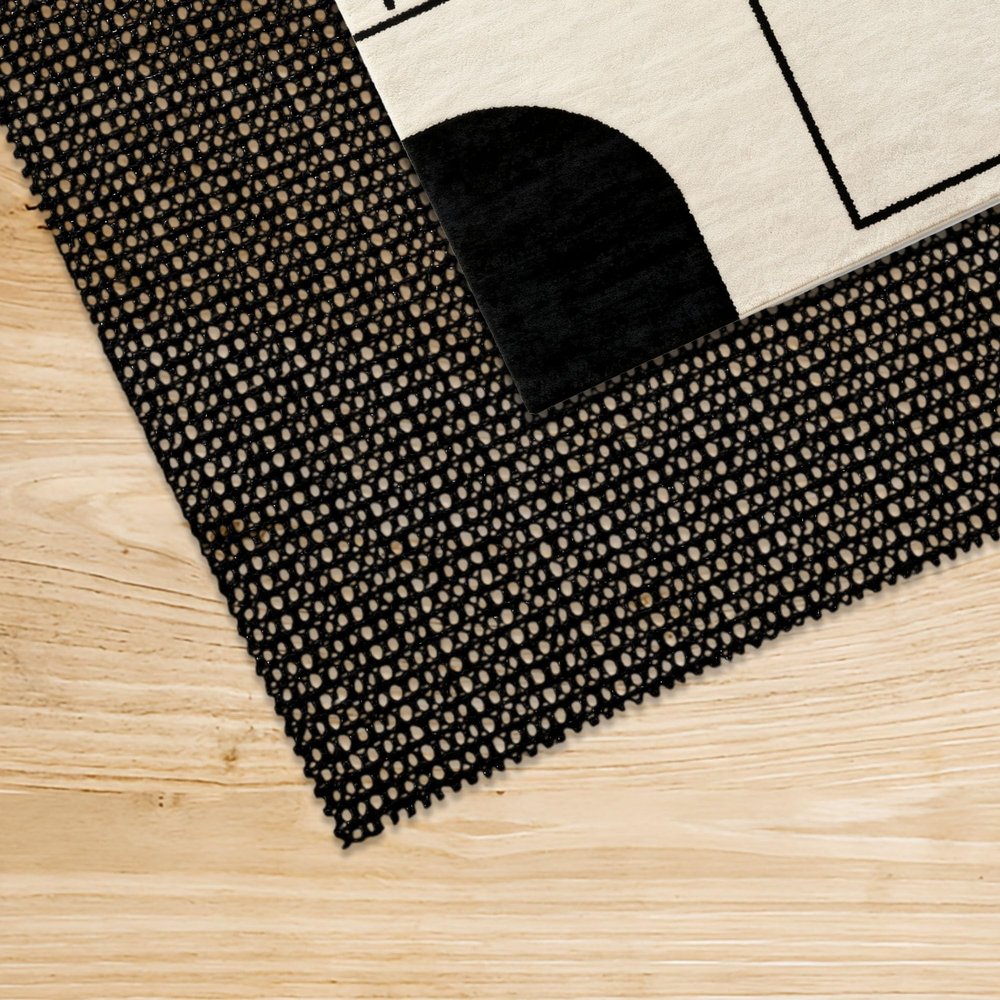 Anti-Slip Rug Underlay 170 x 275 cm, Cuttable, Black