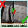 Anti-Slip Rug Underlay 170 x 275 cm, Cuttable, Black view 4