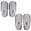 Floor Cleaning Slippers, 2 Pairs, Washable Flannel Chenille view 1