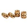 50 Knurled Brass Heat-Set Insert Nuts, M2–M6 Threads, Heat-Form Fasteners (6 mm × M4 × 7 mm) view 2