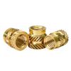 50 Knurled Brass Heat-Set Insert Nuts, M2–M6 Threads, Heat-Form Fasteners (6 mm × M4 × 7 mm) view 4