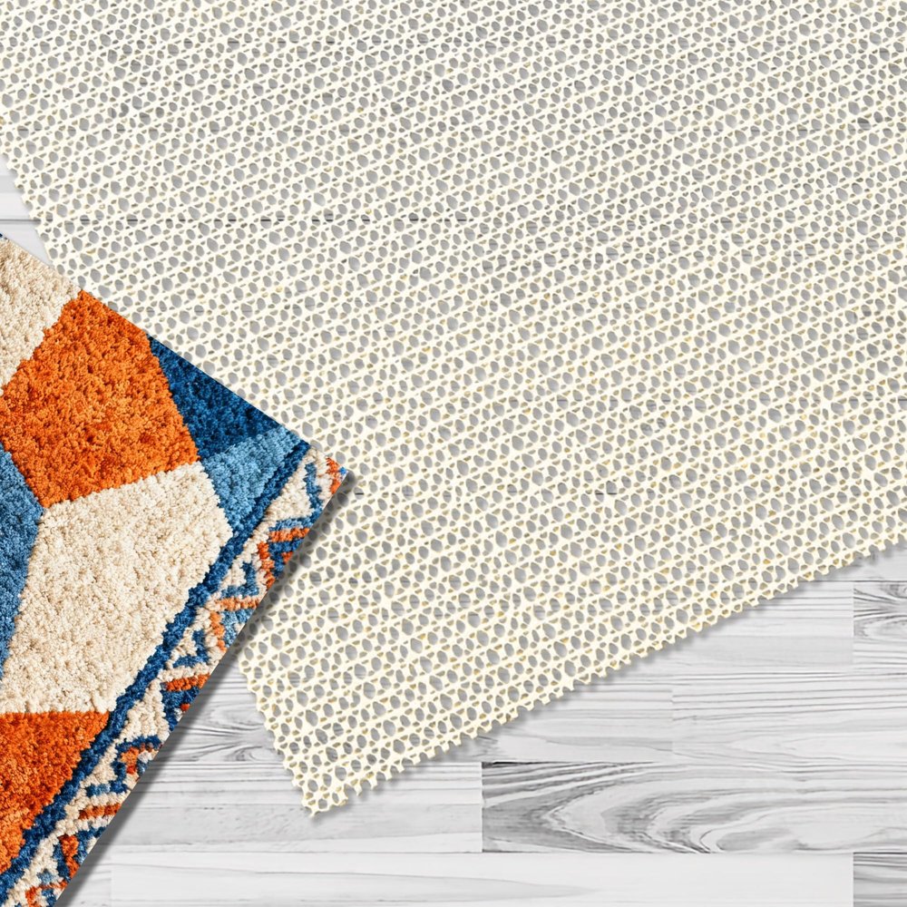Non-Slip Carpet Pad, 28 x 36 cm, Cut-to-Size, Cream