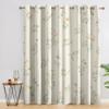 Botanical Floral Room-Darkening Curtains, 54 x 46 in, Set of 2 view 1