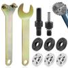 YIYICO Angle Grinder Adapter for Hand Drills, 10 mm Conversion Rod, 10-Piece Set view 1