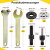 YIYICO Angle Grinder Adapter for Hand Drills, 10 mm Conversion Rod, 10-Piece Set view 2