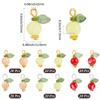 BEAMARKER 120-Piece 6-Style Acrylic Fruit Charms view 2