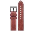 kongsou Leather Watch Band for Hamilton Khaki Field H70555533 H70455533 Little Red Cap, Men's Band, Brown B6, 22 mm view 1