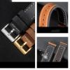 kongsou Leather Watch Band for Hamilton Khaki Field H70555533 H70455533 Little Red Cap, Men's Band, Brown B6, 22 mm view 4