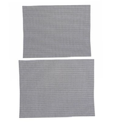 SEWACC 2-Piece Nonstick PTFE-Coated Fiberglass Grill Mats, Reusable, Heat-Resistant, 40 x 30 cm and 33 x 40 cm