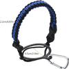 HDouii Water Bottle Handles for Outdoor Camping, Paracord Straps with Carabiner Clips, 2-Pack view 2